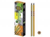 Карандаш чернографитный 38030 HB HB шестигранный с ластиком Deli