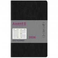 Дневник датированный Partner City Soft Axent A5 2026 8821-26-01-A черный