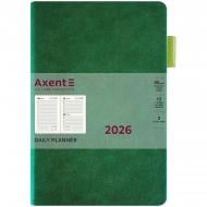 Дневник датированный Partner Soft Muse Axent A5 2026 8827-26-2-A зеленый