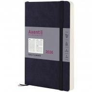 Дневник датированный Partner Soft Skin Axent A5 2026 8810-26-02-A синий