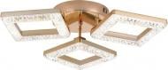 Люстра Valeso LED Geometric 2726/3 d600хH100 80W 6400Lm 3000K-6500K сталь/акрил золото д\к 80 Вт LED-модуль 45492