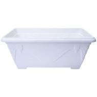 Ящик балконний Алеана Петунія 50,0х26,9см прямокутний білий