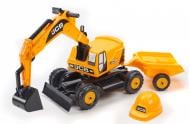 Экскаватор Falk 115A JCB с прицепом желтый 115A