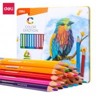 Олівці кольорові Color Emotion 24 кольорів EC00225 Deli