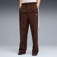 Брюки Puma T7 Jacquarded Woven Track Pants Op 63455713 р. S коричневый