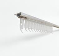 Карниз Karniz plus AL-1 одинарный 200 см белый 1 шт.