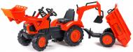 Трактор з причепом Falk Kubota червоний 2090Z