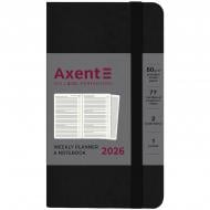 Еженедельник датированный Pocket Strong Axent A6 2026 8508-26-01-A черный