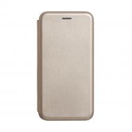 Кожаный чехол-книжка для Iphone 7 Plus/8 Plus Золотой (15794)