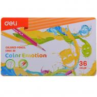 Карандаши цветные Color Emotion 36 цветов EC00235 Deli