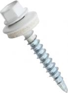 Саморез по дереву со сверлом 4,8x35 мм 40 шт белый RAL 9003 Саморез по дереву со сверлом 4,8x35 мм 40 шт белый RAL 9003