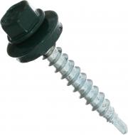 Саморез по дереву 4,8x35 мм 250 шт зеленый Starfix