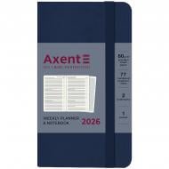 Щотижневик датований Pocket Strong Axent A6 2026 8508-26-02-A синій