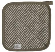 Прихватка 20x20 см коричневый Прованс