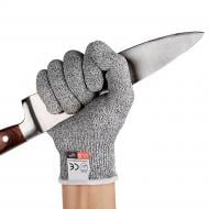 Рукавица защитная против порезов 24 см 24 см серый Flamberg