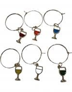 Набор маркеров для бокалов Smart Kitchen by Flamberg 6 шт разноцветный Набор маркеров для бокалов Smart Kitchen by Flamberg 6 шт разноцветный