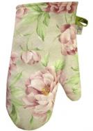 Варежка-прихватка Пионы 16x31 см разноцветный Прованс