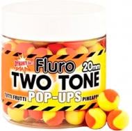 Бойли Dynamite Baits Two Tone Tutti Frutti&Pineapple Cream Fluro Pop-Ups 100 г ананас DY596