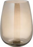 Ваза стеклянная Wrzesniak Glassworks Браун 15х20 см 20 см серая 17-10270A