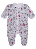 Комбинезон детский Татошка собачки р.68 серый 15106
