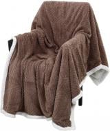 Плед Double Jacquard Sherpa Orna 160x200 см тауп La Nuit
