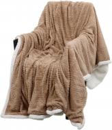 Плед Double Jacquard Sherpa Orna 160x200 см бежевий La Nuit