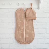 Європелюшка Blanka Тваринки + шапочка 27x51 см коричневий 14353