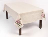 Скатерть «Гортензия« 23-19/00 140x220 см молочный Эдельвика