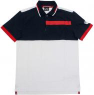 Поло EA7 JERSEY_POLO_SHIRT 3GPF80-PJ20Z-1100 р.M белый