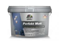 Краска интерьерная поливинилацетатная латексная Dufa Perfekt Matt глубокий мат белый 2,5 л