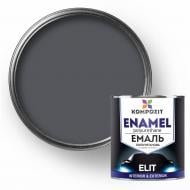 Эмаль полиуретановая Kompozit ELIT RAL 7024 графіт шелковистый мат 2,5 л