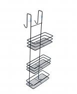 Полиця для ванної 3-ярусна чорна