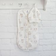 Европелюшка Blanka Животные + шапочка 27x51 см бежевый 14351