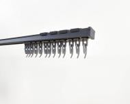 Карниз Karniz plus KS-1 одинарный 200 см графит 1 шт.
