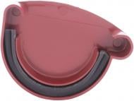 Заглушка ринви права PROFiL 90 мм червоний