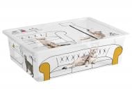 Ящик для зберігання KIS 247279 Pets Collectoin L 27 л різнокольоровий 170x550x390 мм