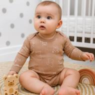 Боди детское унисекс Blanka Животные р.62-68 бежевый 110840