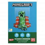 Картон цветной Minecraft 10 листов А4 папка 955456 YES