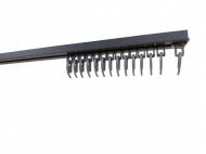Карниз Karniz plus SE-1 одинарний 350 см графіт 1 шт.