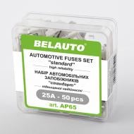 Набор предохранителей BELAUTO стандарт" AP65, 25А, 50 шт." Набор предохранителей BELAUTO стандарт" AP65, 25А, 50 шт."