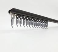 Карниз Karniz plus AL-1 одинарный 250 см графит 1 шт.