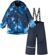 Костюм зимовий для хлопчиків Reima Nuotio (куртка, штани) зріст 128 темно-синій 5100155S-6986