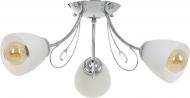 Люстра потолочная Accento lighting Korsika ALPL-PL39996-3 3x60 Вт E27 хром