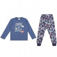 Піжама дитяча для хлопчиків Funtime р.116 синій із принтом