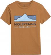 Футболка 4F TSHIRT M0801 4FJAW23TTSHM0801-70S р.140 оранжевый Футболка 4F TSHIRT M0801 4FJAW23TTSHM0801-70S р.140 оранжевый