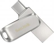 Флеш-память SanDisk Dual Drive Luxe 128 ГБ USB 3.2 Gen. 1 USB Type-C silver (SDDDC4-128G-G46) Флеш-память SanDisk Dual Drive Luxe 128 ГБ USB 3.2 Gen. 1 USB Type-C silver (SDDDC4-128G-G46)
