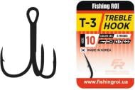 Гачок потрійний Fishing ROI Treble Hook T-3 BC №8 5 шт. 33-06-008