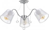 Люстра стельова Accento lighting Burgundy ALPL-PL39203-3 3x60 Вт E27 хром