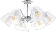 Люстра стельова Accento lighting Burgundy ALPL-PL39205-6 6x60 Вт E27 хром