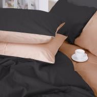 Наволочка Satin Premium 0165+0240 Latte 50x70 см бежевий/сірий MirSon